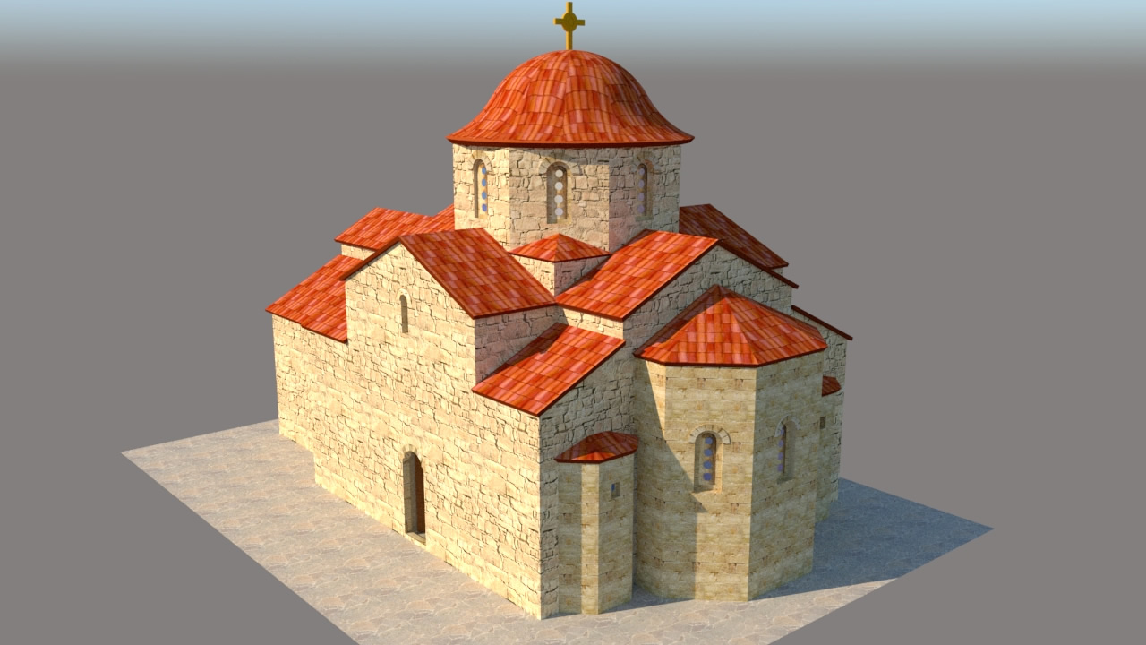 Средневековый храм